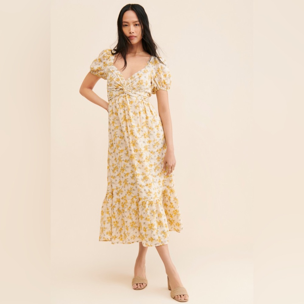 ASTR the label Twist Bust Tie Back Dress